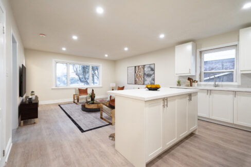 Copy of STAGED - Unit 1 - 130 West 34th- Living, dining, kitchen 2_final